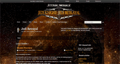 Desktop Screenshot of jedibetrayal.com